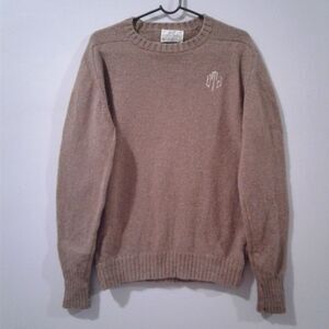 Lord Jeff Shetland Wool Sweater Elbow Patch Pullover Men's XL